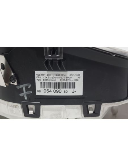 Licznik zegary Peugeot 2008 9805409080 UK
