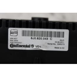 Panel klimatyzacji nawiewu Seat IBIZA 6J 2