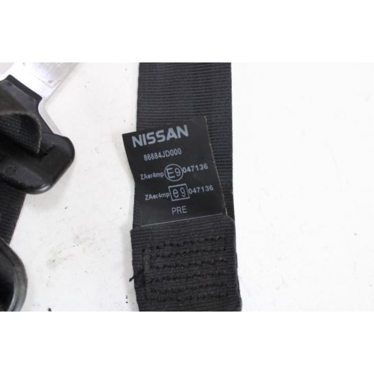 Pas bezpieczeństwa 86884JD000 Nissan QASHQAI