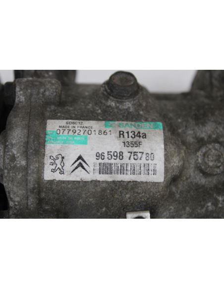 Sprężarka 9659875780 Peugeot Citroen 1.6 16V VTI
