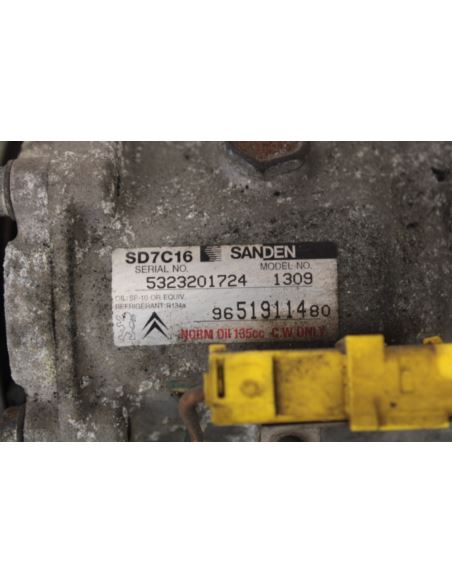 Sprężarka klimatyzacji Peugeot Citroen 1.6HDI