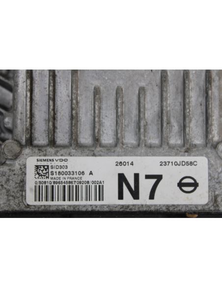 Komputer sterownik ECU S180033106A Nissan QASHQAI