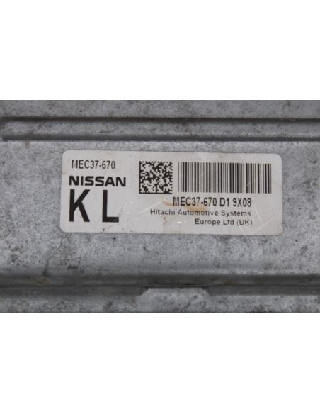 Komputer sterownik silnika Nissan NOTE MEC37-670