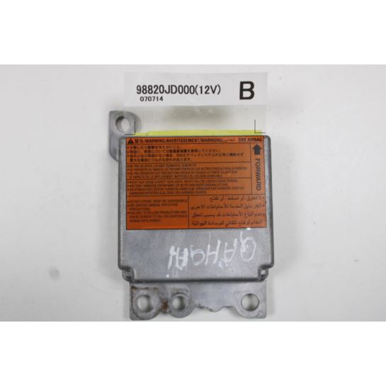 Sensor sterownik airbag 98820JD000 Nissan QASHQAI