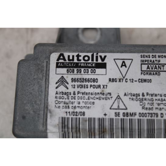 Sterownik airbag Citroen C5 III 9665266080