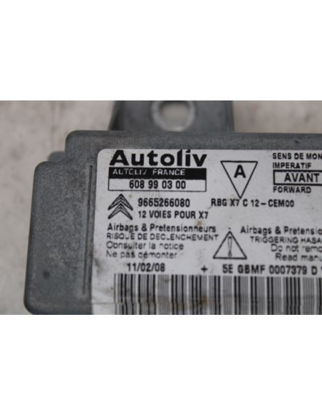 Sterownik airbag Citroen C5 III 9665266080