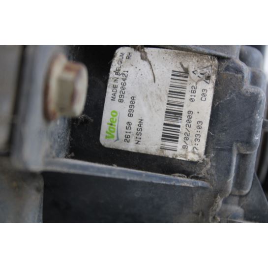 Halogen prawy ramka Nissan QASHQAI