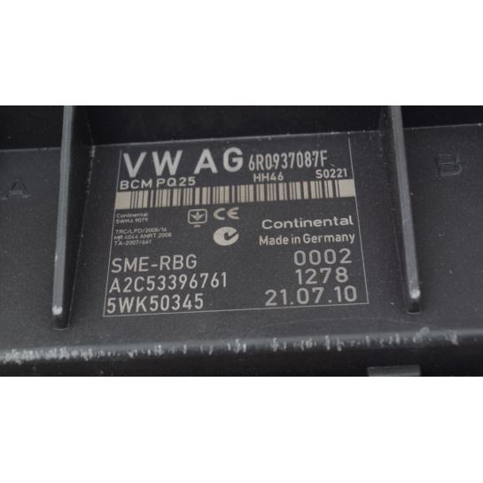 Moduł komfortu VW POLO V Seat IBIZA IV 6R0937087F