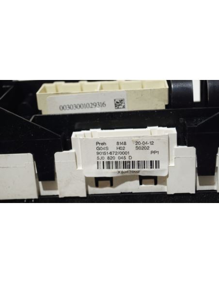 Panel nawiewu klimatyzacji FABIA II 5J0820045D