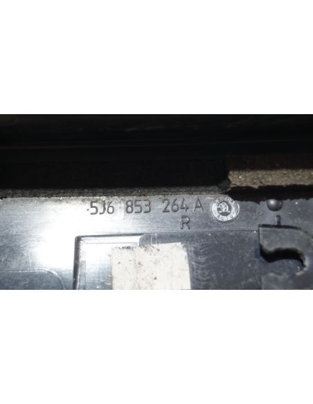 Listwa słupka prawy przód Skoda FABIA II 5J6853264