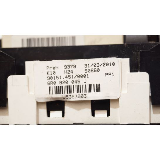 Panel klimatyzacji nawiewu Vw POLO 6R 6R0820045J
