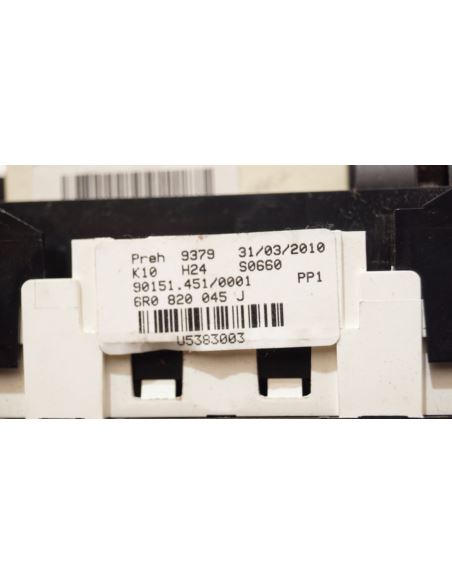 Panel klimatyzacji nawiewu Vw POLO 6R 6R0820045J