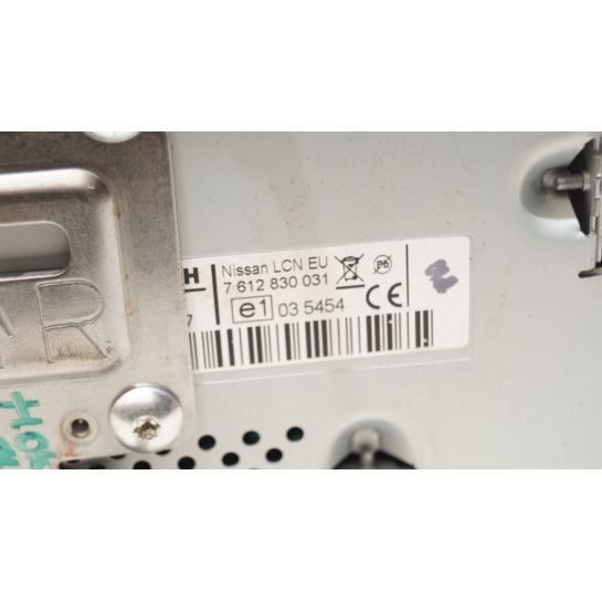 Radio CD nawigacja Nissan QASHQAI 7612830031