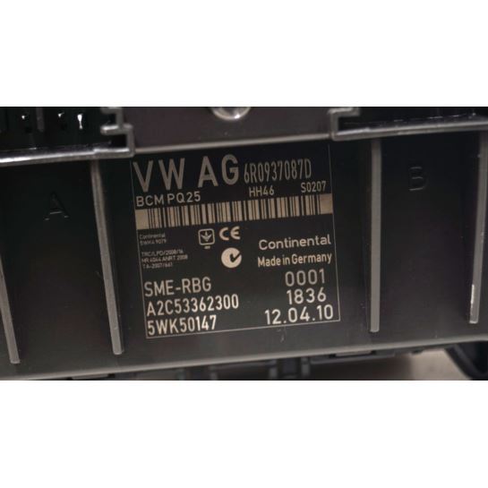 Moduł komfortu BCM Vw POLO 6R IBIZA 6J 6R0937087D