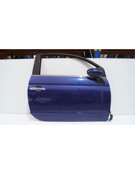 Drzwi prawe szyba klamka Fiat 500 3D lakier 599A