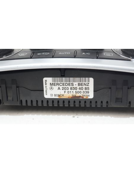 Panel klimatyzacji Mercedes CLC CL203 A2038304085