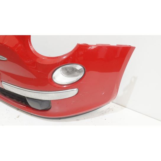 Zderzak przedni kompletny Fiat 500 czerwony