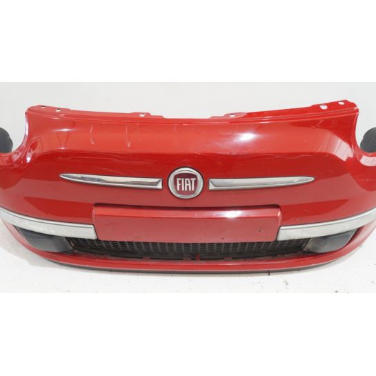 Zderzak przedni kompletny Fiat 500 czerwony