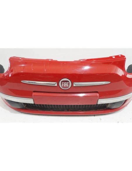 Zderzak przedni kompletny Fiat 500 czerwony