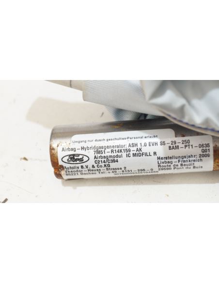 Kurtyna AIRBAG prawa Ford KUGA MK1 7M51-R14K159-AK