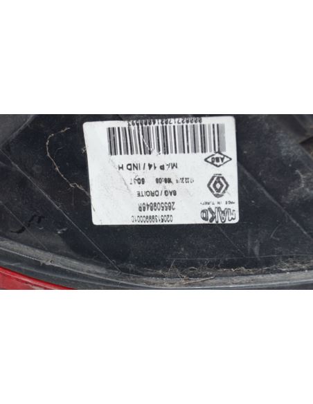 Lampa prawa tylna 265502631R Renault Clio