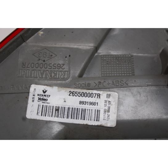 Lampa tylna prawa 265500007R Renault Megane