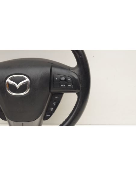 Kierownica skórzana z poduszką multi Mazda 3
