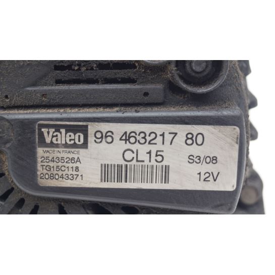 Alternator Peugeot Citroen 1.6 2.0 HDI 9646321780