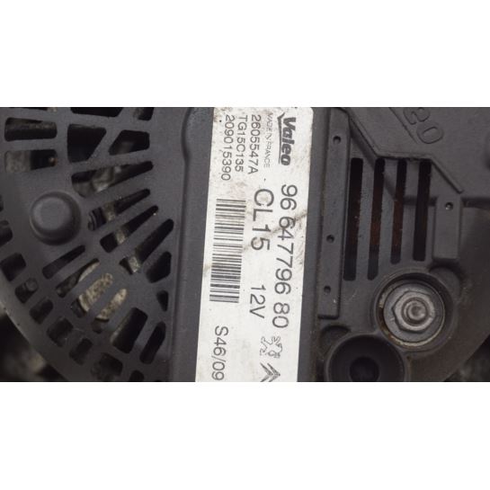 Alternator 9664779680 Peugeot Citroen Fiat 1.6 HDI