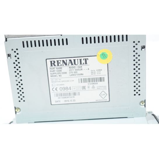 Radio monitor nawigacji Renault CLIO IV CAPTUR I