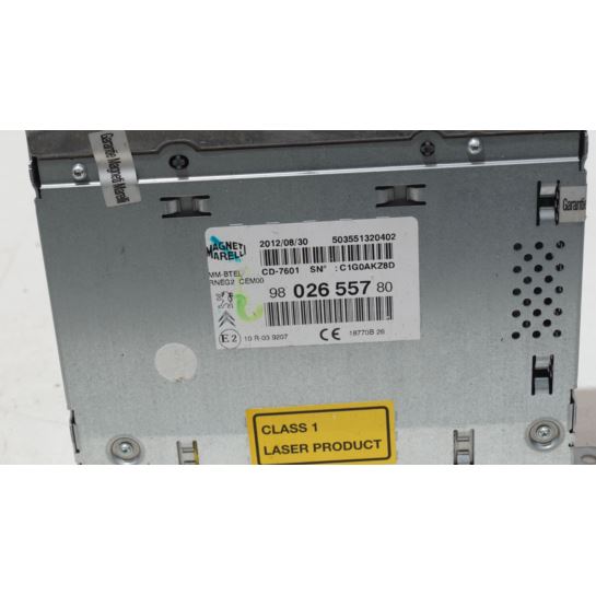 Radio CD nawigacja Peugeot 508 9802655780