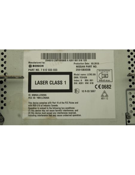 Radio nawigacja Nissan JUKE 7612033033