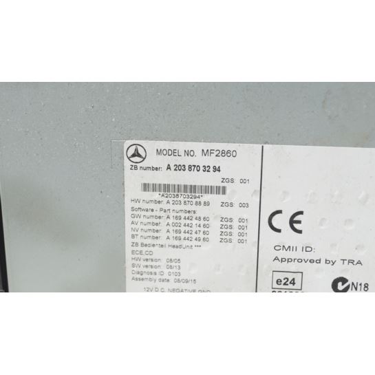 Radio fabryczne COMAND Mercedes CLC W203 LIFT