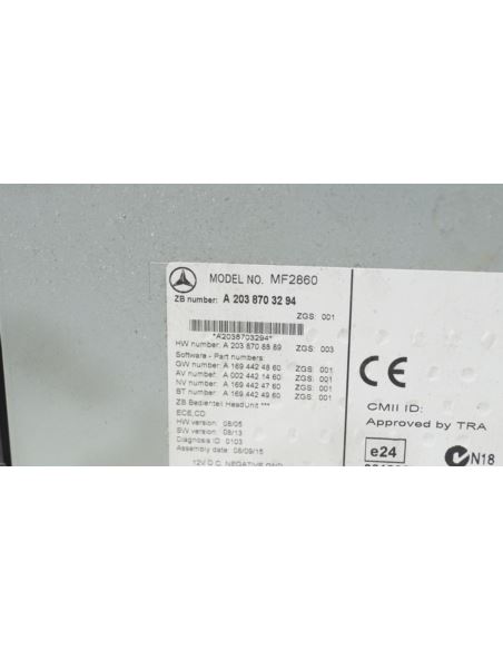 Radio fabryczne COMAND Mercedes CLC W203 LIFT