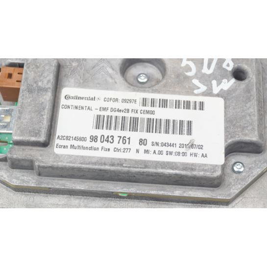 Wyświetlacz ekran nawigacji Peugeot 508 9804376180
