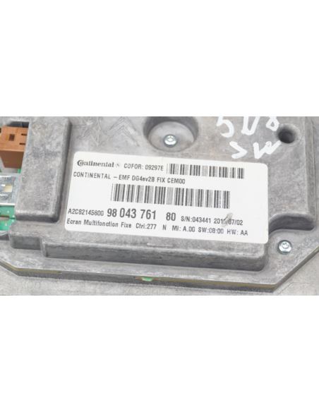 Wyświetlacz ekran nawigacji Peugeot 508 9804376180