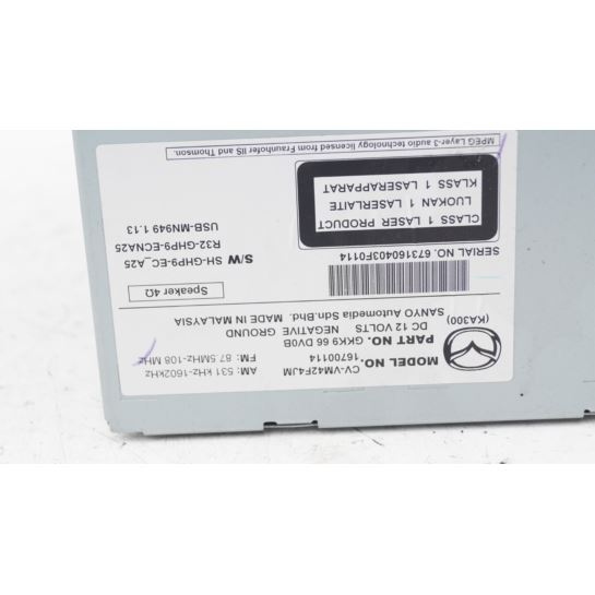 Radio nawigacja fabryczna Mazda 6 GJ GKK966DV0B