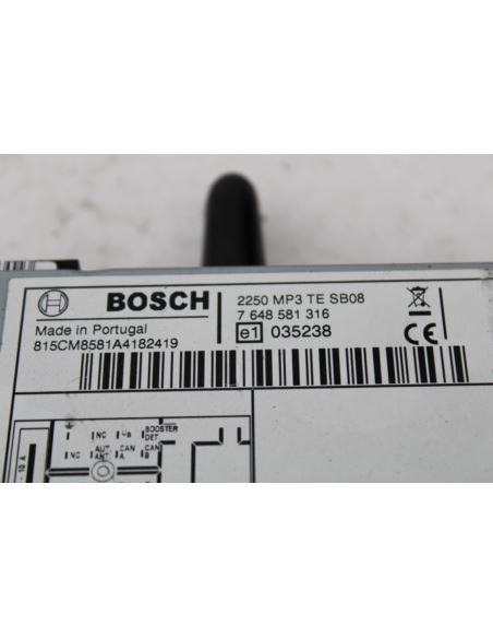 Radio CD MP3 Fiat Citroen Peugeot 7648581316