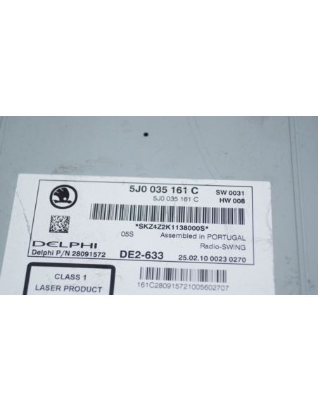 Radio CD MP3 fabryczne Skoda Roomster Fabia II