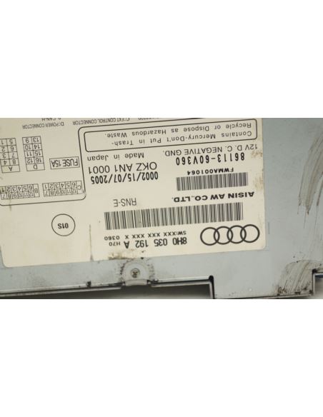 Radio nawigacja Audi A4 B7 04-07r 8H0035192A