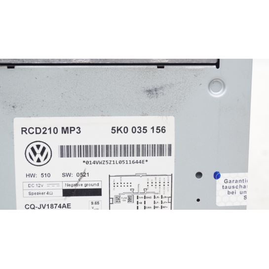 Rado CD MP3 AUX VW GOLF VI Touran JETTA