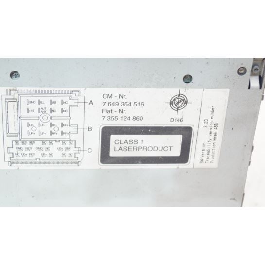Radio fabryczne CD Fiat DOBLO II Opel COMBO D