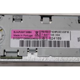 Radio CD MP3 Citroen C5 7647198394 2