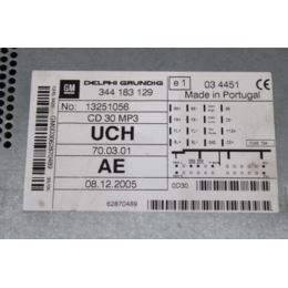 Radio CD MP3 Opel ASTRA H CORSA D ZAFIRA B 2