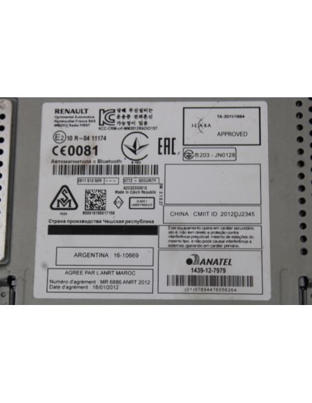 Radio fabryczne CD Renault Megane III 281151350R