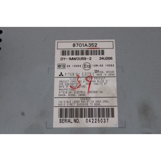 Radio CD Mitsubishi LANCER VIII 8701A352