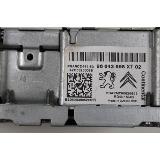Radio CD 96643698XT02 Citroen Peugeot 96643698XT02