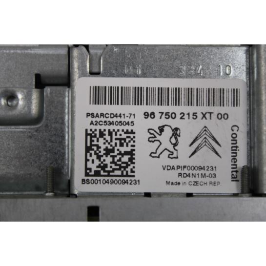 Radio CD 96750215XT00 Peugeot 207 96750215XT00