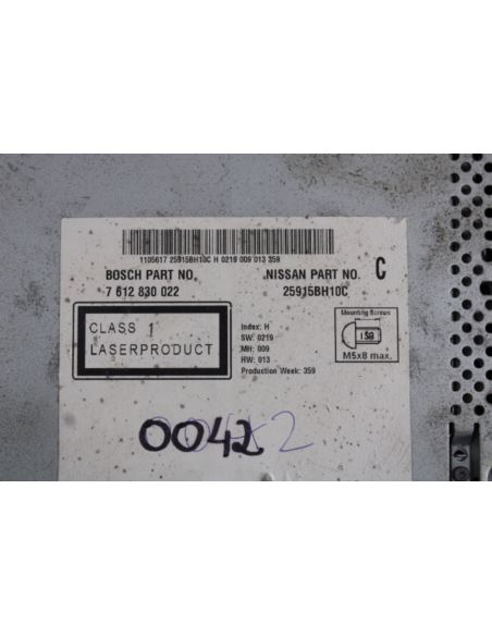Radio NAVI 7612830022 NISSAN QASHQAI