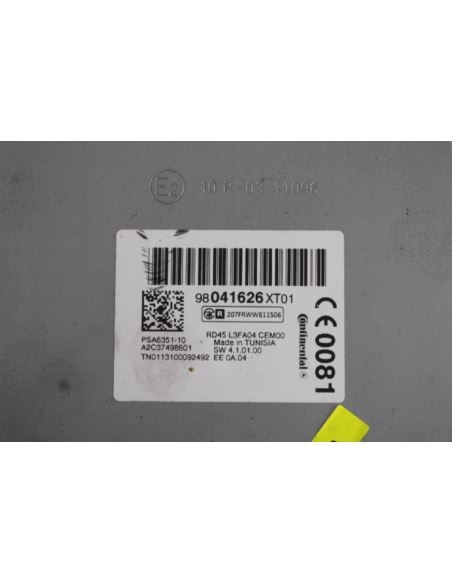 Radio CD 98041626XT01 Peugeot 3008 5008